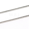 304 Stainless Steel Square Snake Chains CHS-L001-165-0.9mm-1