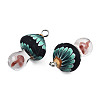 Handmade Polymer Clay Pendants CLAY-N010-065-C03-2
