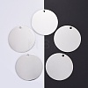 304 Stainless Steel Pendants STAS-I140-14A-S-1