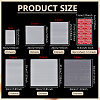100Pcs 5 Styles Rectangle and Square Double-Sided EPE Foam Resealable Bags ABAG-BC0001-75-2
