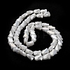 Electroplated Glass Beads Strands GLAA-G092-A-03-4