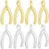 20Pcs 2 Colors Brass Pendants KK-BBC0027-81-1