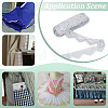 Polyester Lace Ribbon OCOR-WH0105-202B-5