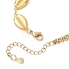 3Pcs 3 Styles Ocean Theme 304 Stainless Steel Link Chain Bracelets BJEW-JB13422-5