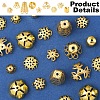 Plated Iron Bell Filigree Bead Caps IFIN-FS0001-51-3