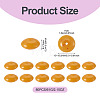 80Pcs 61G Acrylic Imitation Gemstone Beads MACR-TADJ0001-10A-3