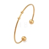 Fashion 304 Stainless Steel Cuff Bangles Torque Bangles BJEW-H473-01G-2