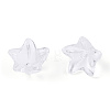 Transparent Glass Beads Caps GLAA-A011-09D-4