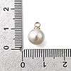 ABS Plastic Imitation Pearl Pendants FIND-H052-01E-01KCG-3