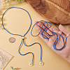 2Pcs Polyester Earphone Cord Straps HJEW-TAC0170-5
