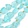 Raw Rough Natural Quartz Crystal Beads Strands G-Z131-J01-05-2
