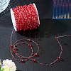 Acrylic Round Beaded Link Chains DIY-MB0007-001B-8