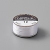 Nylon Beading Thread NWIR-WH0005-09A-2