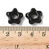 Natural Black Obsidian European Beads G-C252-02A-3