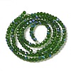 Electroplate Transparent Glass Beads Strands LS-EGLA-A035-T3mm-L10-2