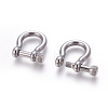 304 Stainless Steel Screw D-Ring Anchor Shackle Clasps STAS-E452-43P-2