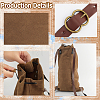 Flocking Fibre Drawstring Backpacks with PU Leather Straps and Alloy Clasps ABAG-WH20019-02A-5