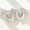 Brass Hoop Earrings for Women LS-EJEW-U041-04P-1
