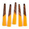 Opaque Resin & Walnut Wood Big Pendants RESI-TAC0017-46-C02-3