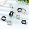 12Pcs 6 Styles 201 Stainless Steel Grooved Finger Ring Settings RJEW-TA0001-04P-4