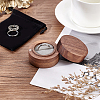 Round Wood Ring Storage Boxes CON-WH0087-59B-5
