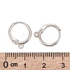 925 Sterling Silver Leverback Earring Findings STER-I017-090P-4