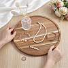 Wood Jewelry Plates ODIS-WH0030-354-3