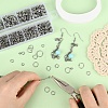 950Pcs 8 Styles PVD Vacuum Plating 304 Stainless Steel Open Jump Rings STAS-YW003-21-4