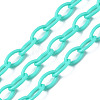 Handmade Opaque Acrylic Cable Chains KY-N014-001E-1