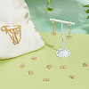 12Pcs Brass Glass Charms KK-PH0013-43C-4