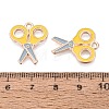 Alloy Enamel Pendants ENAM-Q004-01KCG-07-3