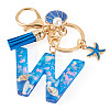 Star Resin & Shell Keychains KEYC-TAC00087-01W-2