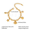 Stylish Ocean Stainless Steel Charm Bracelets OX8367-2-1