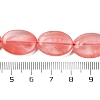 Cherry Quartz Glass Beads Strands G-L605-F02-02-4