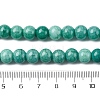 Ombre Effect Dyed Glass Beads Strands GLAA-T031-01O-09-5
