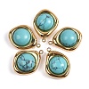 Synthetic Turquoise Pendants STAS-L022-487G-03-1