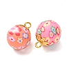 Handmade Polymer Clay Pendants CLAY-C008-04-2