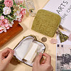 Velvet Jewelry Storage Zipper Bags with Tassel ABAG-WH0072-029-3