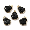 Natural Dyed Jade Pendants KK-C242-06G-01-2