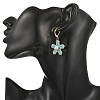 Brass Seed Glass Beads Leverback Earrings EJEW-MZ00759-02-2