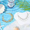 2Pcs 2 Styles Alloy Bell Chain Tassel Anklets AJEW-ME0002-98-4