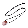Natural & Synthetic Mixed Gemstone Pendant Necklaces NJEW-Q352-01-2