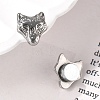 304 Stainless Steel Wolf Clip-on Earrings EJEW-B116-02P-2