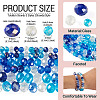 6 Strands 3 Styles Glass Beads Strands EGLA-TA0013-71B-4