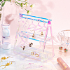 Transparent Acrylic Earring Display Stands EDIS-HY0001-02-2