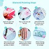 5D DIY Diamond Painting Animals Canvas Kits DIY-C004-09-7