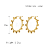 Stainless Steel Hoop Earrings for Women QX9021-15-1