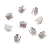 Iron Ribbon Crimp Ends E004Y-01-2