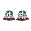 Christmas Themes Opaque Printed Acrylic Pendants OACR-B037-05-1