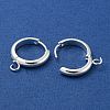 201 Stainless Steel Huggie Hoop Earring Findings STAS-P283-01Z-S-2